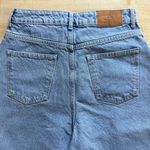 ZARA Slouchy Denim Cuffed Frayed Jeans in Light Blue Wash - Size 4, NWT, Baggy Photo 11