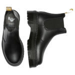 Dr. Martens VEGAN 2976 Quad Chelsea Boots Black Unisex's Platform M-11 / W-12 Photo 0