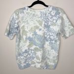 Joie  Small Short Sleeve Pullover Soft Fuzzy Floral Sweater Soft Pastels Feminine Photo 5