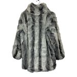 Roaman’s Faux Fur Jacket Black Size 18 Photo 1