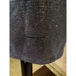 Marina Gunmetal Metallic Silver Cold Shoulder Mini Dress Size S NWT Silver Photo 10