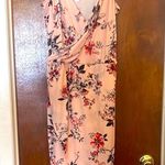 Venus Floral Pink Wrap Dress by  Photo 2