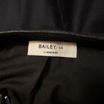 Anthropologie Bailey 44 Black Leather Trim Tweed Jacket Size 0 Photo 4