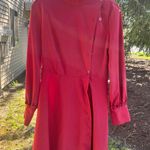 Who What Wear Ruffle Long Sleeve Dress Photo 0