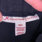 JM Collection navy blue comfy casual pull on pants petite short Photo 7