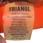 TRIANGL Valentine red & white‎ striped retro summer vacation pool bikini top L Size L Photo 5