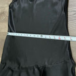 Delicates  Vintage‎ Black Satin Slip Dress Size Medium Photo 10