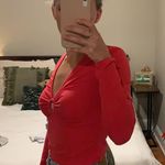 Wild Fable Red long sleeve top Photo 1