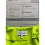 Brand New Ettitude Women's Size XS Lime Green Sleeveless Mini Dress Bamboo Photo 4