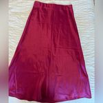 Intermix  pink silk midi skirt Photo 0