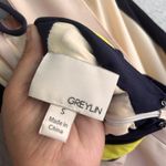 Greylin Women’s  multicolor halter White and Yellow Maxi Dress size small Photo 9