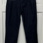 joe's jeans  Socialite Kicker Cropped Dark Denim - Size 28 Photo 0