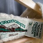 Aran Crafts Ireland Wool Cable Knit Full Zip Hooded Cardigan Sweater XL Photo 6