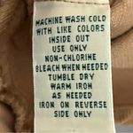 st. john's bay Women’s St. John’s Bay Long Sleeve Corduroy Button Down Shirt Size Medium Tan Photo 5