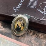 Audrey Hepburn Classic Icon Locket Pendant Necklace Stainless Steel Black Photo 10
