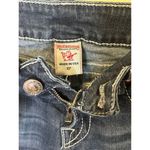 True Religion Women 27 Hi-Rise Boot Blue Denim Jeans Flap Pocket Photo 2