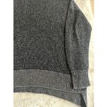 Eileen Fisher  Size M Tencel‎ Box Sweater Ballet Neck Black/White Texture Marled Photo 2