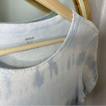 Aerie blue tie dye cropped keyhole tie front top Photo 1
