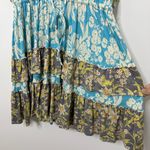 Anthropologie Daily Practice by  Tiered Ruffle Mini Dress Size Small Floral Photo 5