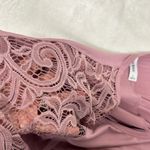 Zenana Outfitters  Pink Asymmetrical Blouse with Lace Photo 7