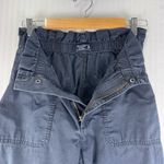 Abercrombie & Fitch Slouchy Tapered Straight Leg Pant Paperbag Black Size Medium Photo 3