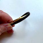 HOST PICK Shiraleah Gold and Leather Verna Cuff Bracelet Sz S Gold Photo 2