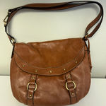 Nine West brown leather crossbody purse Photo 0