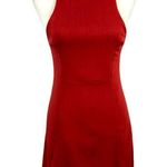 Free People  Kitty Kat Bodycon Cutout Mini Dress Sleeveless Mock Neck Small Photo 7