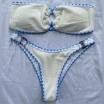 SheIn Bikini, sz M, tortoise color ring in top and bottom Photo 0