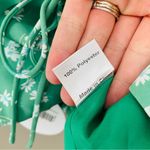 Princess Polly  Long Sleeve Floral Crop Top Green Sz 4 Photo 5