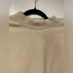 Hippie Rose  Cropped Mock Neck Long Sleeve Drawstring Waist Fleece Sweater Size M Photo 10