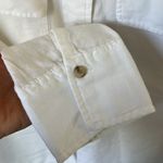 Vince  white cotton silk blend utility long sleeve shirt Photo 6