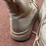 Levi's Men's Beige Canvas Boots Photo 1