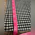 The Kooples Check-Pattern Wool-Blend Trousers FR Size 36/US 4 NWT Black/White Photo 10
