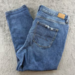 American Eagle  Outfitters Curvy Mom Jean Medium Wash Straight Leg 18 Regular Photo 0