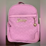 Juicy Couture  Pink Backpack NWT – Sold Out Style Embossed Logo Photo 1