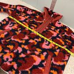 Sage Collective Faux Shearling Pullover Retro Swirl Pink Women’s Size L Size L Photo 5