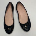 Kate Spade NEW YORK Willa Leather Ballet Flats Shoes Bow Charm S-118 Sz 8.5 Photo 0