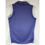 Pebble Beach dry luxe performance polo sleeveless golf top size medium Purple Photo 6