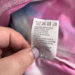 Chaser Long Sleeve Ballet Wrap Top In Tie Dye Pink Yellow Size Large Photo 12