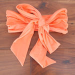 ASOS DESIGN Orange Bandeau Bikini Top Bow Detail Swimwear Size US 2 Photo 0