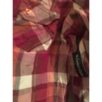 Faded Glory  Women's Pink White Long Sleeve Button Down Shirt Choose Your Size Photo 3