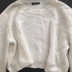 SheIn White Knit Sweater  Photo 0