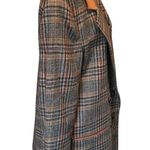 International Scene Double Breasted Tweed Jacket Size 9/10 Brown Photo 1