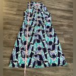 Lilly Pulitzer Vibrant Blue and Pink Zip Dress Photo 3