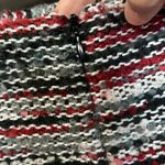 Cato Boucle Black Red White Tweed Skirt Size 12 Photo 3