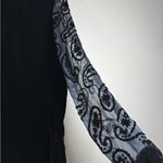 The Limited VTG 90’s Y2K  Black Velvet Burnout Top Whimsigoth Silk Women’s Sz S Photo 6