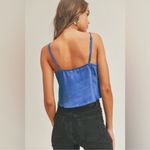 Lush Clothing Lush Azure Satin Twist Front Cami Top Photo 1