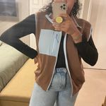 SO Oversized Boxy Sherpa Pocket Vest size L Photo 0