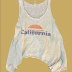 Michelle by commune California sleeveless distressed tank White Photo 1